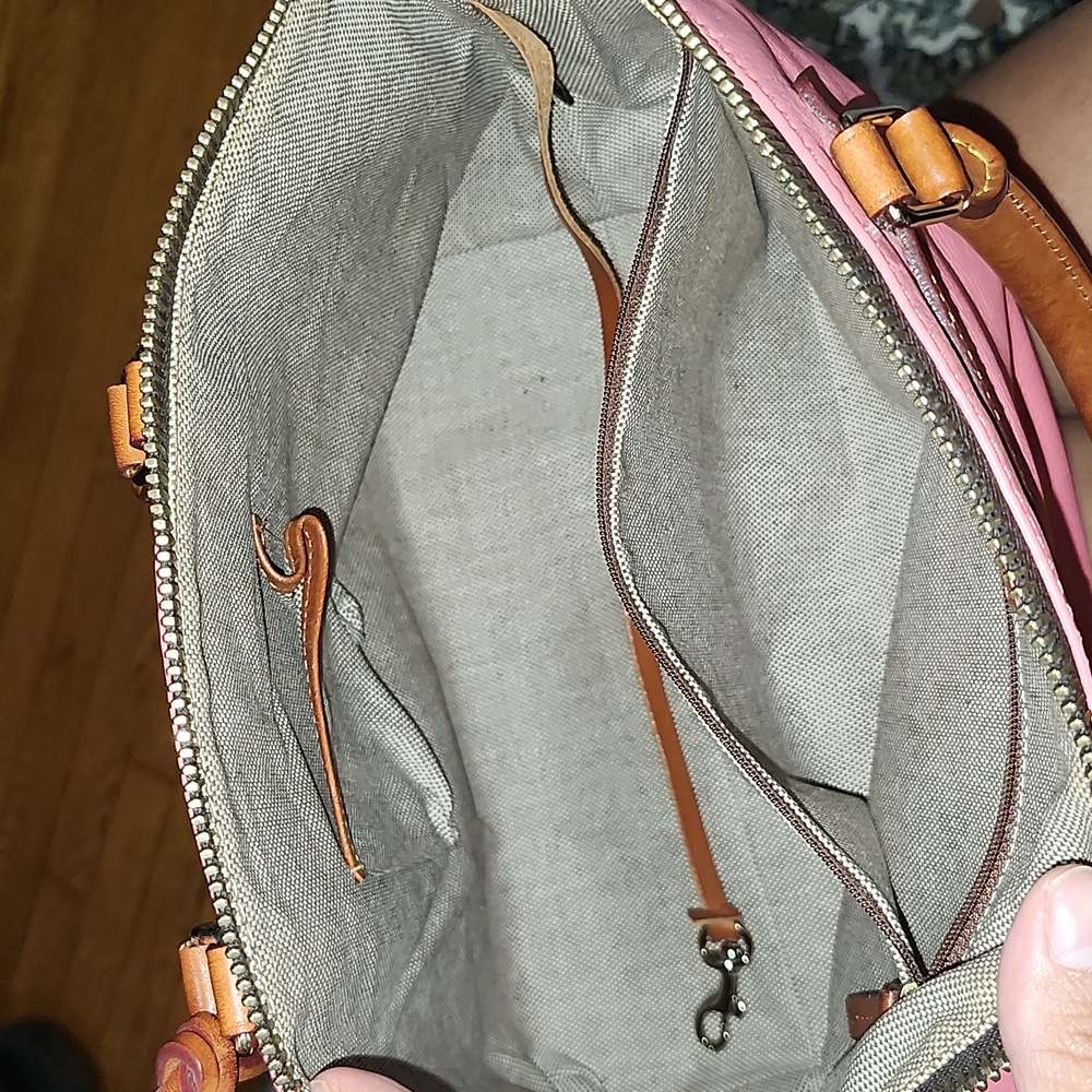 Dooney & Bourke Florentine Vacchetta Leather Satchel - Picture 12 of 16